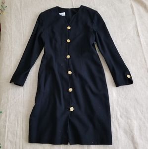 Pre-owned Definitions Depeche Mode wool dress. Size 12